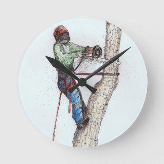 Arborist Tree Surgeon Round Clock