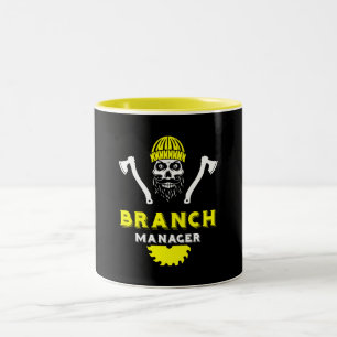 Arborist Tree Surgeon Two-Tone Coffee Mug