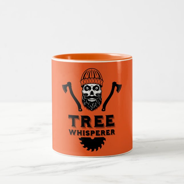  Arborist Tree Surgeon Two-Tone Coffee Mug (Center)