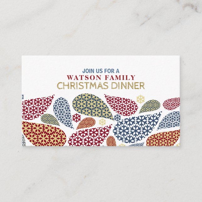 Arbre à neige, Billet de Noël Invitation (Devant)