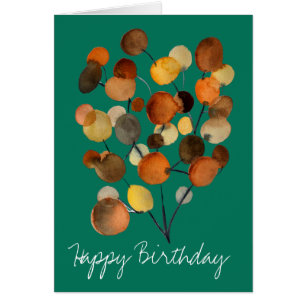 Arbre Abstrait brun d'automne