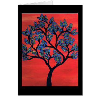 Arbre bleu