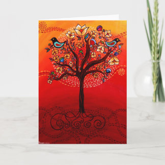 "Arbre carte de voeux de vie" CatherineHayesArt