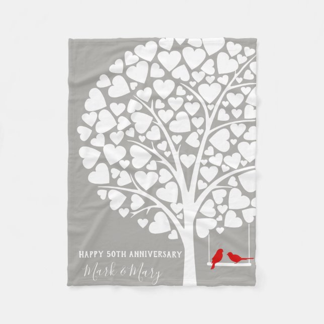 Arbre d'anniversaire de mariage avec la couverture (Devant)