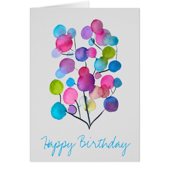 Arbre d'art abstrait rose mignon (Devant)