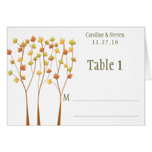 Arbre de brindille de chute - carte de Tableau