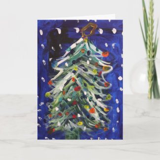 Arbre de carte de Noël