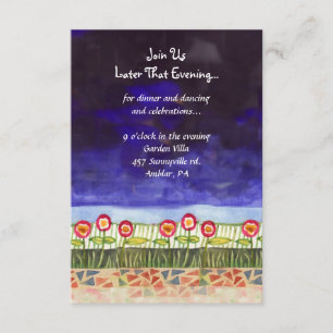 Arbre de carte de réception de bat mitzvah de