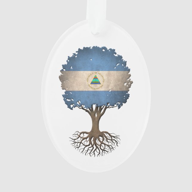 Arbre de drapeau de la vie de Nicaragua (dos)