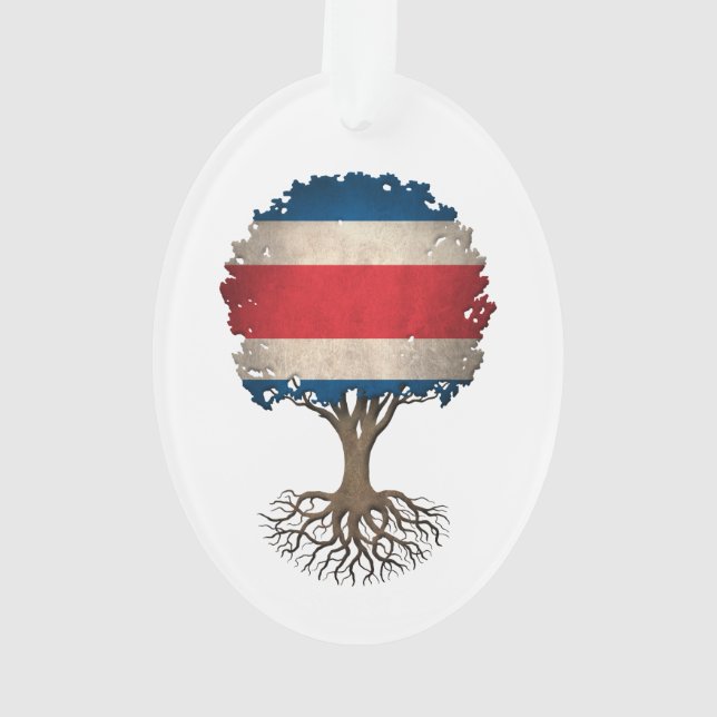 Arbre de drapeau de Rican de côte de la vie (dos)