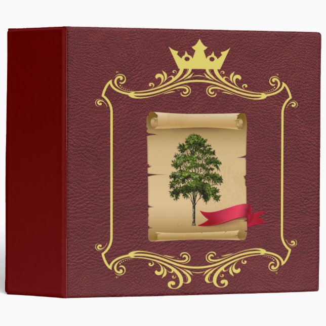 Arbre de famille classeur (Devant/Côté)