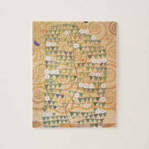 Arbre de frise de Gustav Klimt de puzzle de la vie