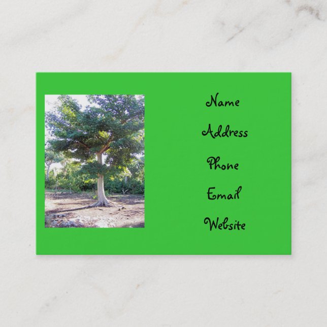 Arbre de la sagesse des cartes de visite (Devant)