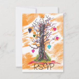 Arbre de l'amour Orange RSVP