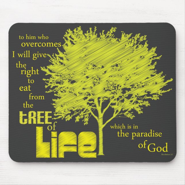 Arbre de mousepad/de tapis de souris chrétiens (Devant)