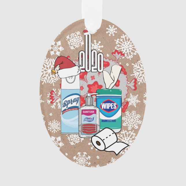 Arbre de Noël acrylique pour Noël 2020 (devant)