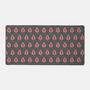 Arbre de Noël Artistique Motif Gray Rouge