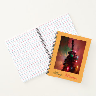 Arbre de Noël avec Carnet lumineux coloré