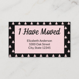 Arbre de Noël Black Holiday Faire-part de déménage