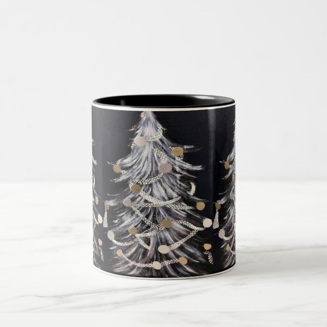 **ARBRE DE NOËL BLANC MODERNE** MUG DE NOËL (Centre)