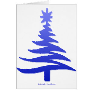 Arbre de Noël Cobalt bleu