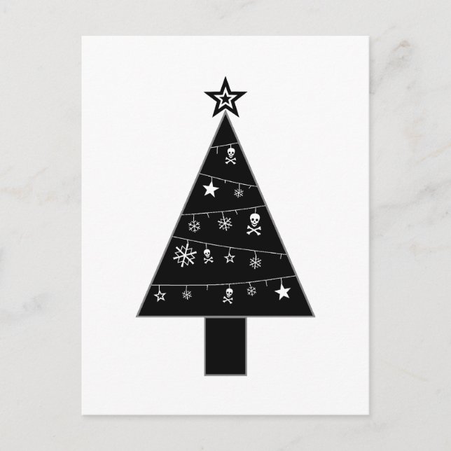 Arbre de Noël de la carte postale de vacances DOOM (Devant)