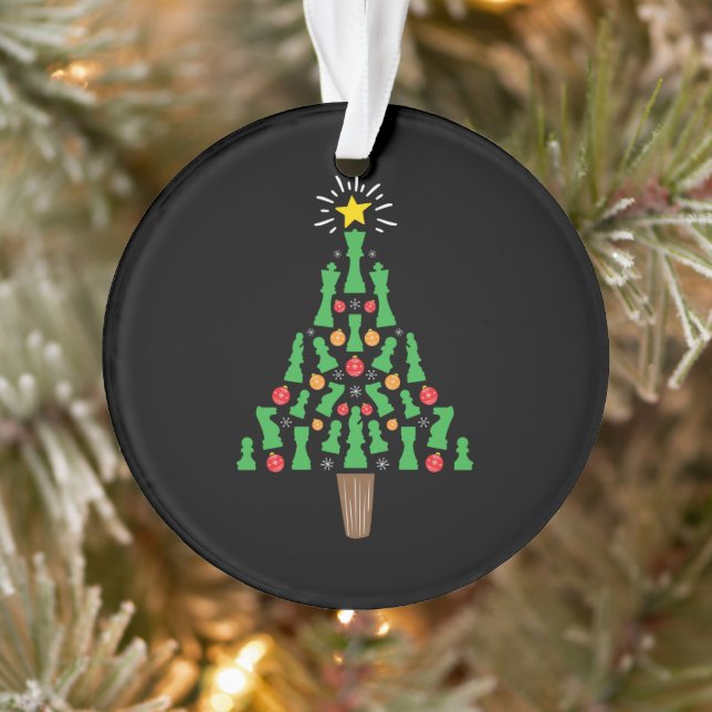 Arbre de Noël de la pièce d'échecs (Arbre)