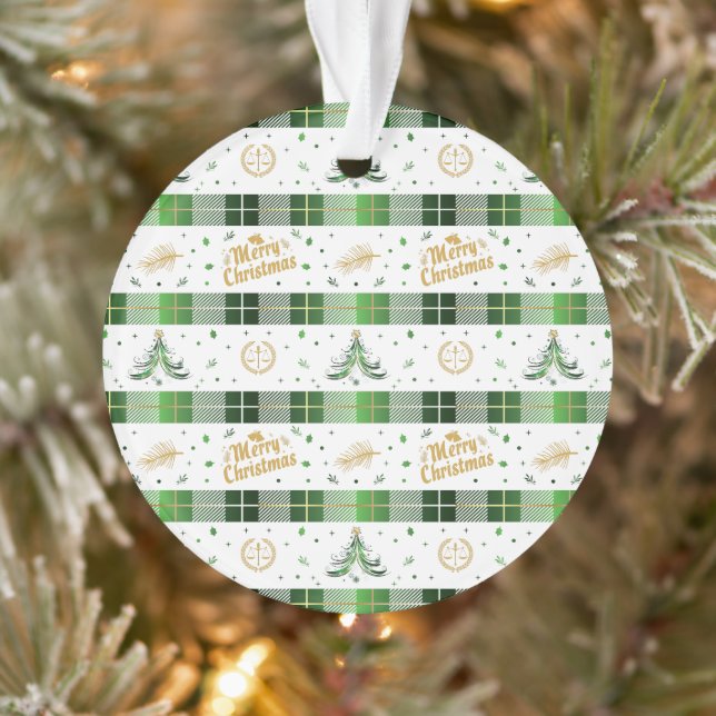 Arbre de Noël de l'avocat - Scales de justice (Arbre)