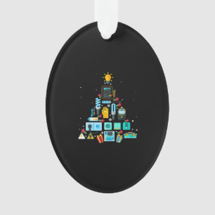 Arbre de Noël drôle d'électricien