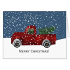 Arbre de Noël du camion Red Retro