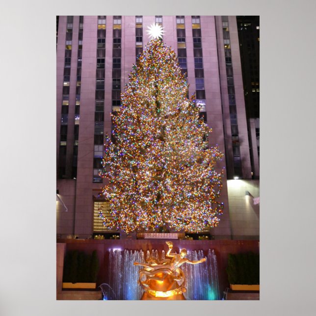 Arbre de Noël du Rockefeller Plaza - affiche (Devant)