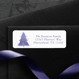 Arbre de Noël élégant   Charming Purple Adresse