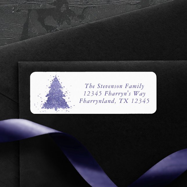 Arbre de Noël élégant | Charming Purple Adresse (Créateur téléchargé)