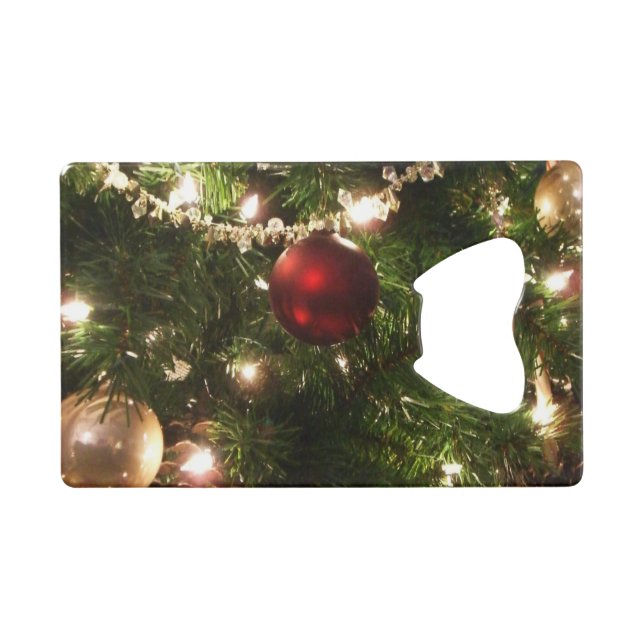 Arbre de Noël I Vacances Plutôt vert et rouge (Devant (Horizontal))