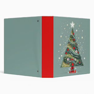 Arbre de Noël Joie au monde Classeur