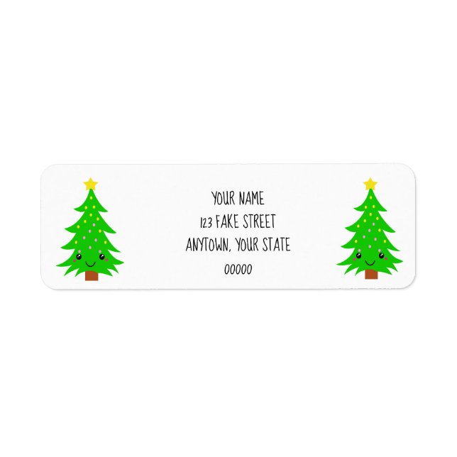 Arbre de Noël Kawaii (Devant)
