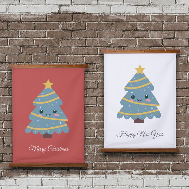 Arbre de Noël mignon accroché à la tapisserie (Cute Christmas Tree Hanging Tapestry)