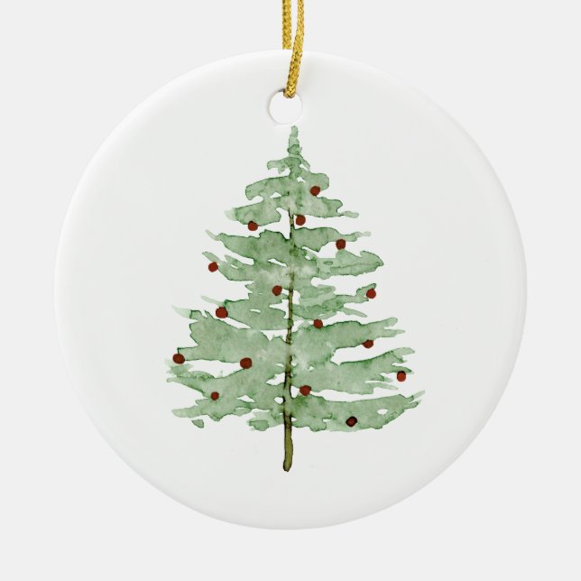 Arbre de Noël Ornement de Noël en céramique (Devant)