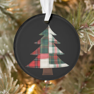 Arbre de Noël Patchwork Fêtes d'Hiver Noël