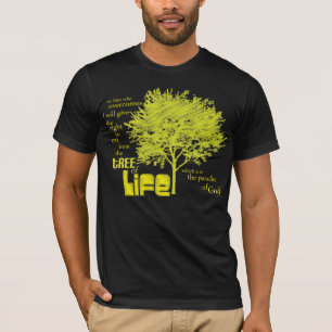 Arbre de T-shirt chrétien d'écriture sainte de l