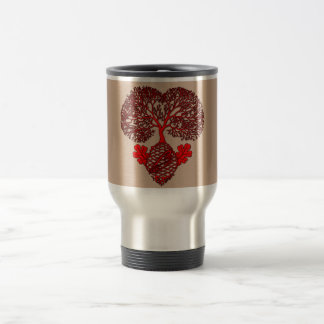 Arbre de tasse de voyage d'amour