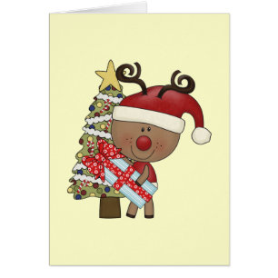 Arbre de vacances de renne de Rudy