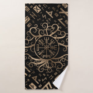 Arbre de Vegvisir de la vie Yggdrasil et des runes