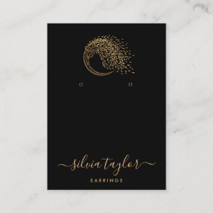 Arbre de vie Carte de visite de lune d'arbre spiri