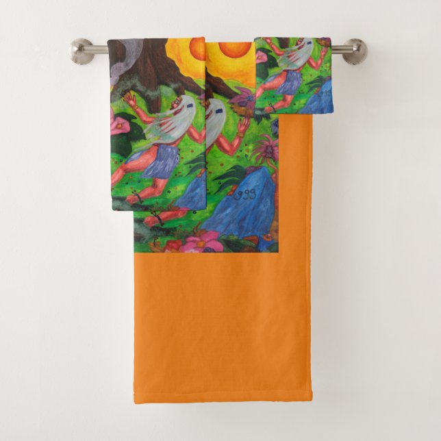 Arbre de vie Danse aquarelle Joy Love Art (En situation)