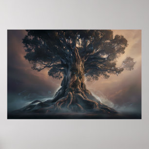 Arbre de vie - Édition Dawn Poster de l'Imaginaire
