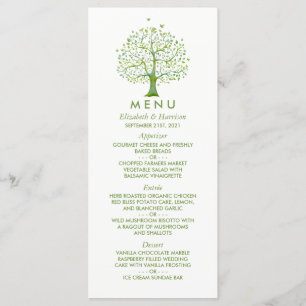 Arbre de Vie, Menu de Mariage Élégant