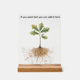 Arbre de Vie Racines et Cœur Personnalisé