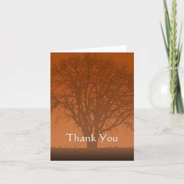 Arbre de Vie Rustique Orange Merci (Devant)