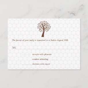 Arbre de vie Star de David Bar-Bat mitzvah RSVP